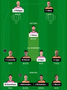 SIX vs SCO Dream11 Prediction Today: Match 30 Pitch Report, Playing11 and Stats | Australian T20 League Bash 2024-25