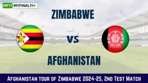 ZIM vs AFG Dream11 Prediction Today 2nd Test Pitch Report, Playing11 and Stats Zimbabwe vs Afghanistan 2024-25