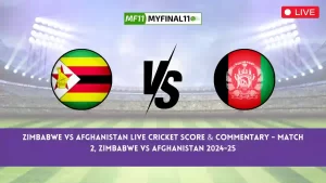 ZIM vs AFG Live Score Scorecard, Ball by Ball Commentary - 2nd Test, Zimbabwe vs Afghanistan 2024-25