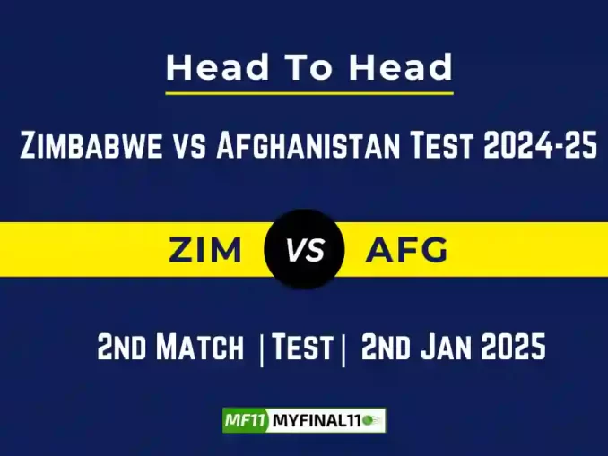 ZIM vs AFG Player Battle, Head to Head Team Stats, Team Record – Zimbabwe vs Afghanistan 2024-25