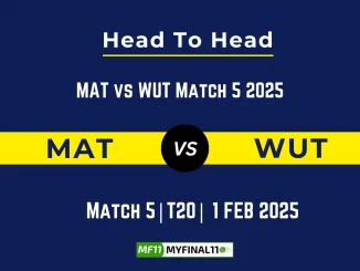 MAT vs WUT Player Battle | Head to Head | Team Record