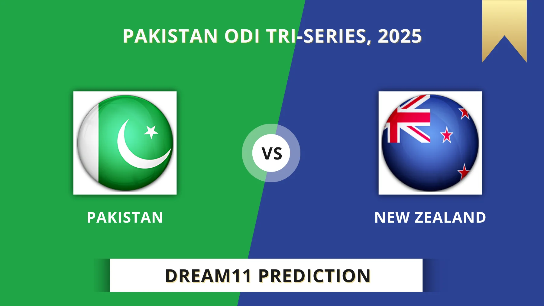 PAK vs NZ Dream11 Prediction, 1st ODI Pakistan ODI TriSeries 2025