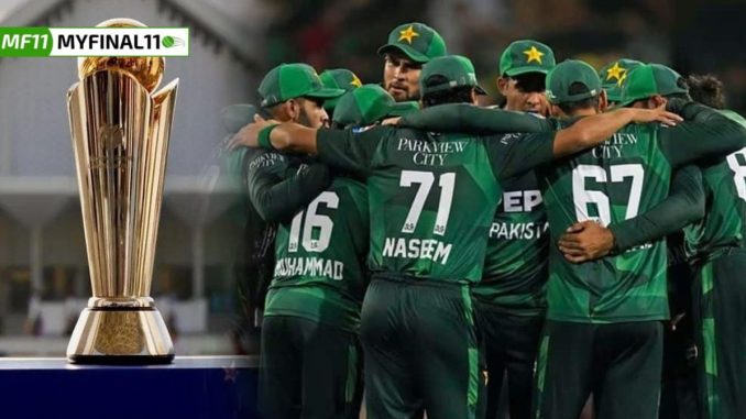 Pakistan Confirms Squad for ICC Champions Trophy 2025