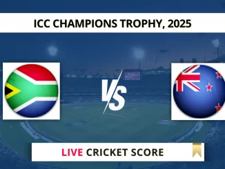 SA vs NZ Live Cricket Score, ICC Champions Trophy, 2025