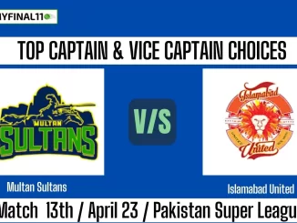 MUL vs ISL Top 3 Captain