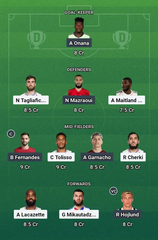 LYN vs MUN Dream11 Prediction Today Football Match