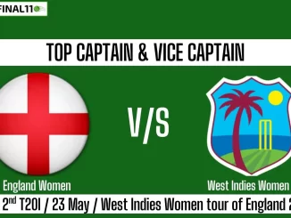 EN-W vs WI-W Top 3 Captain and Vice-Captain Pick 2nd Match