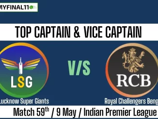 Top 3 Captain and Vice-Captain Pick