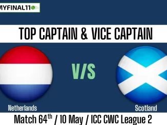 Top 3 Captain and Vice-Captain