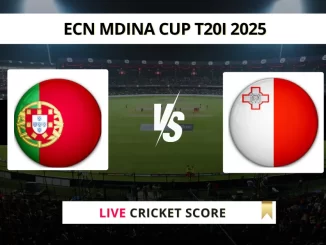 POR vs MAL Live Cricket Score ECN Mdina Cup T20I 2025