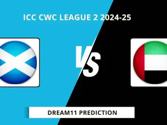 SCO vs UAE Dream11 Prediction ICC CWC League 2 2024-25