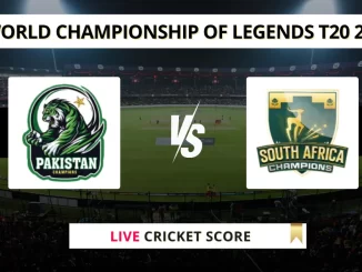 PNC vs SAC Live Score Cricket World Championship of Legends T20 2025