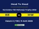 BB vs MW Player Battle, Head to Head Karnataka T20 Maharaja Trophy 2025