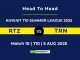 RTZ VS TRN Player Battle, Head to Head KUWAIT T10 SUMMER LEAGUE 2025