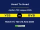 VSS vs BVB Player Battle, Head to Head Andhra T20 League 2025